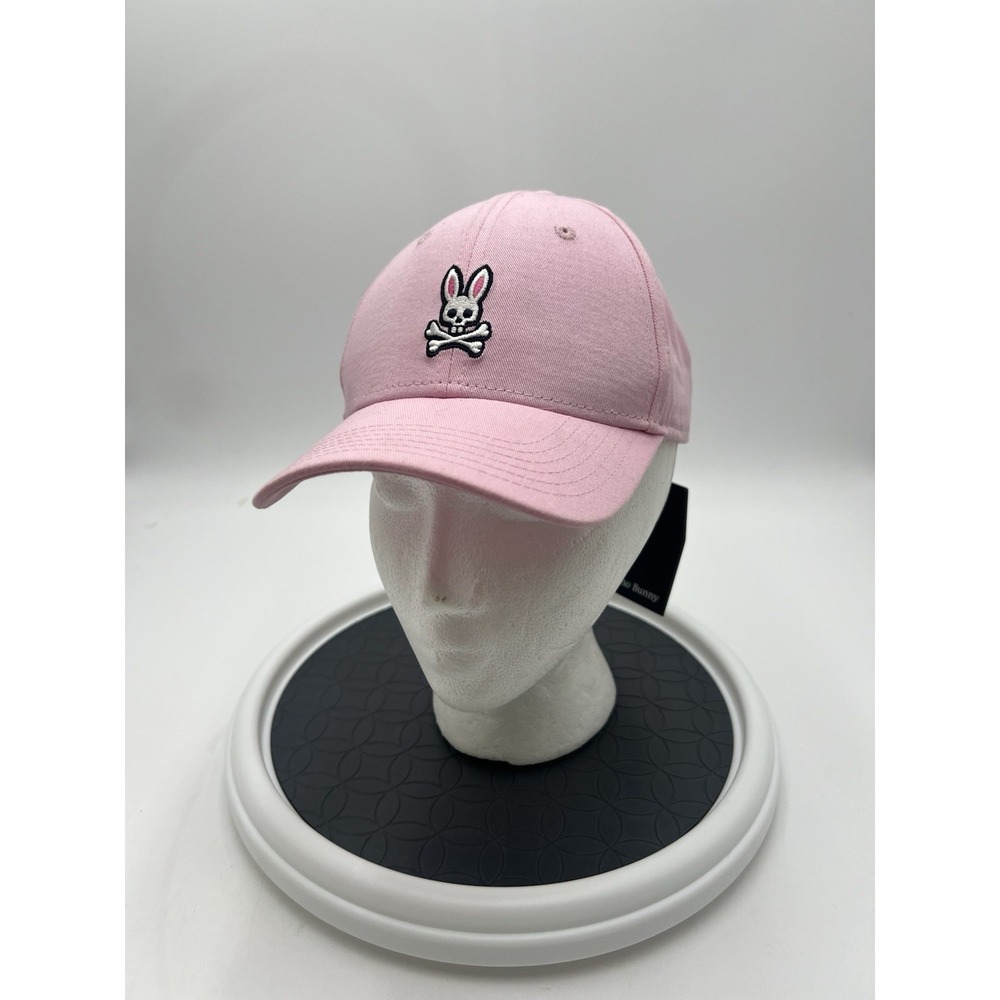Psycho Bunny Kids Classic Baseball Cap Hat Pink Adjustable NWT O/S